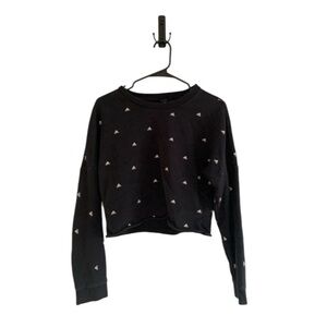 ADIDAS Logo Long-Sleeve Crop Top